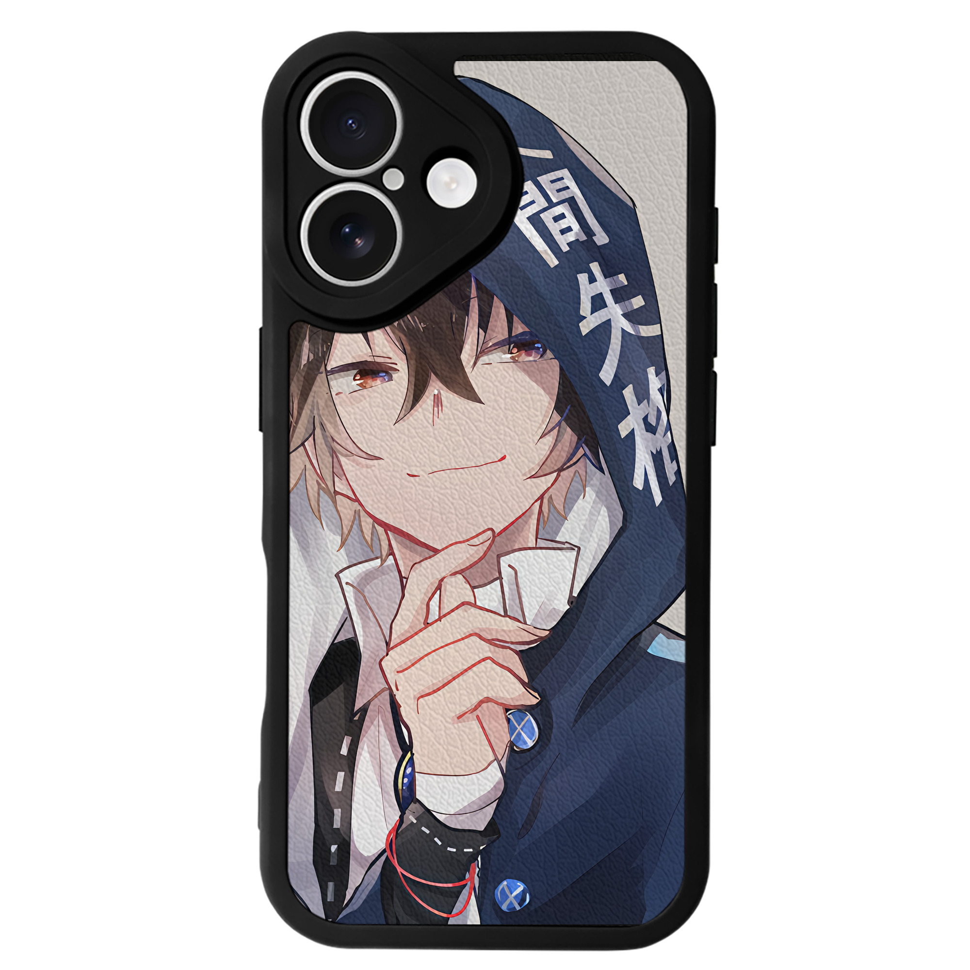 （画像用） 文豪ストレイドッグス Bungo Stray Dogs 【iPhone 16シリーズ対応】シリコンスマホケース（レザー調） 材質：シリコン